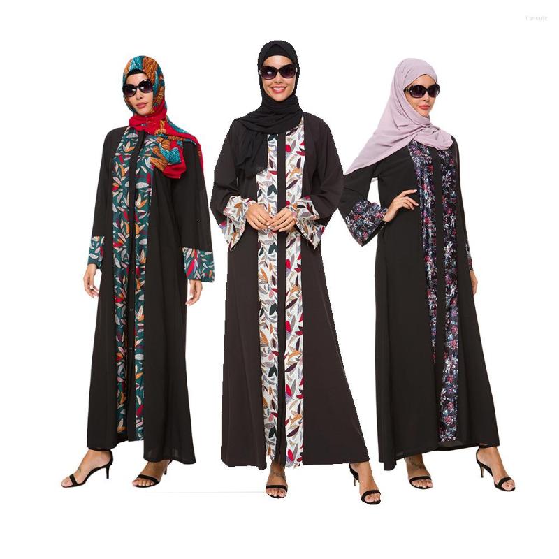Ethnic Clothing Women Floral Stitching Turkey Arabic Hijab Muslim Dress Caftan Kaftan Morocco Robe Musulmane Islam Lady Chiffon Dresses
Ethnic Clothing Women Floral Stitching Turkey Arabic Hijab Muslim Dress Caftan Kaftan Morocco Robe Musulmane Islam Lady Chiffon Dresses