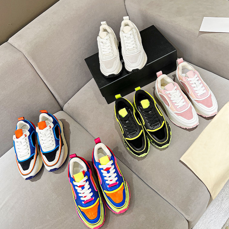 Outdoor sports shoes Trend all match lovers of men and women leather breathable leisure thick sole increased dad shoes
Outdoor sports shoes Trend all match lovers of men and women leather breathable leisure thick sole increased dad shoes