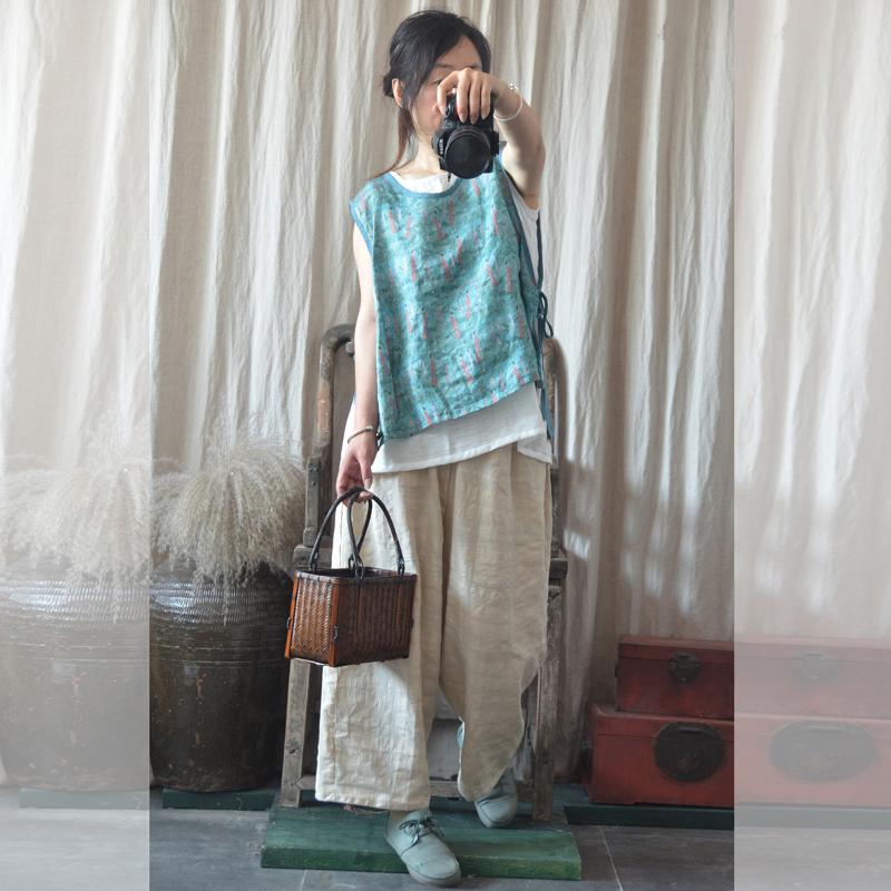 Women's Vests Women Summer Ramie Lyocell Ladies Retro Print Irregular String Waistcoat Tanks Female Sleeveless Tops 2023, Print waistcoat
Women's Vests Women Summer Ramie Lyocell Ladies Retro Print Irregular String Waistcoat Tanks Female Sleeveless Tops 2023, Print waistcoat