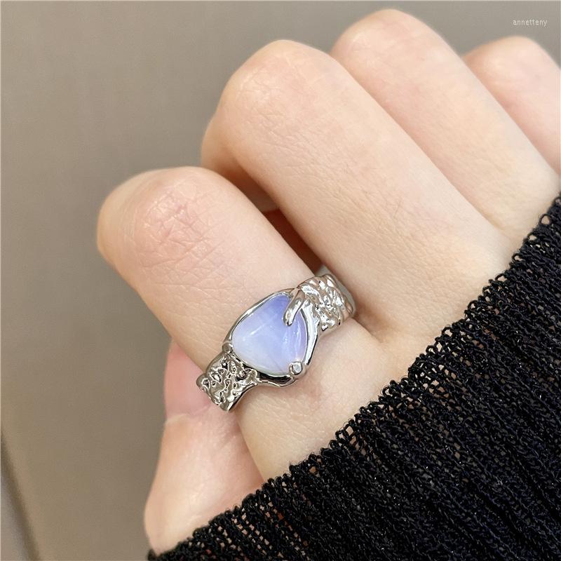 Backs Earrings Unique Design Crystal Index Finger Ring Women Korean Fashion Adjustable Opening Heart-shaped Simple Moonstone Jewelry
Backs Earrings Unique Design Crystal Index Finger Ring Women Korean Fashion Adjustable Opening Heart-shaped Simple Moonstone Jewelry