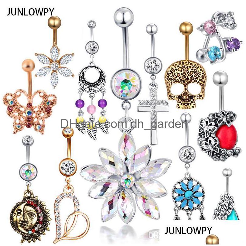 Navel Bell Button Rings Surgical Steel Lots Of Piercing Nombril Tragus Earring Body Jewelry Fashion Dangle Belly Ring 20Pcs Dhgarden Dhj4D
Navel Bell Button Rings Surgical Steel Lots Of Piercing Nombril Tragus Earring Body Jewelry Fashion Dangle Belly Ring 20Pcs Dhgarden Dhj4D