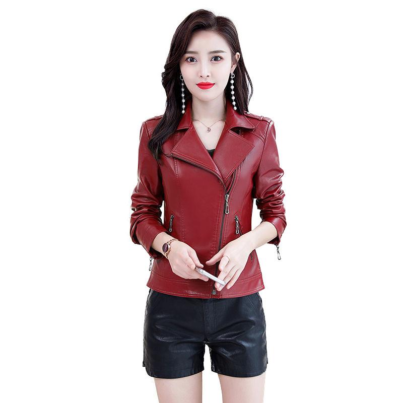 Women's Leather & Faux 2023Anti-Leather Jacket Women Spring Autumn Short Coat Is Thin Female Large Size 6XL Suit Collar Ladies Outwear A155, Gray
Women's Leather & Faux 2023Anti-Leather Jacket Women Spring Autumn Short Coat Is Thin Female Large Size 6XL Suit Collar Ladies Outwear A155, Gray