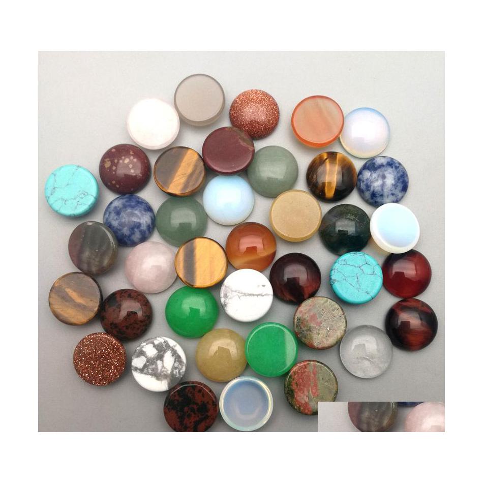 Stone 14Mm Natural Round Cabochon Loose Beads Rose Quartz Turquoise Stones Face For Reiki Healing Crystal Ornaments Dhseller2010 Dro Dhier
Stone 14Mm Natural Round Cabochon Loose Beads Rose Quartz Turquoise Stones Face For Reiki Healing Crystal Ornaments Dhseller2010 Dro Dhier