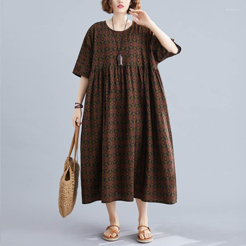 Party Dresses Women Cotton Linen Plaid Floral Dress Femme Korean Elegant Big Swing Oversize Vintage Summer Vestidos, Blue
Party Dresses Women Cotton Linen Plaid Floral Dress Femme Korean Elegant Big Swing Oversize Vintage Summer Vestidos, Blue