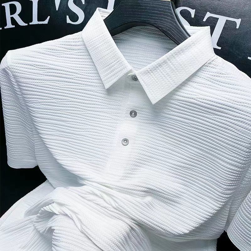 Men's Polos European goods ice silk short-sleeved T-shirt casual Polo shirt men's short-sleeved slim summer T-shirt 230217, Yj-01-3
Men's Polos European goods ice silk short-sleeved T-shirt casual Polo shirt men's short-sleeved slim summer T-shirt 230217, Yj-01-3