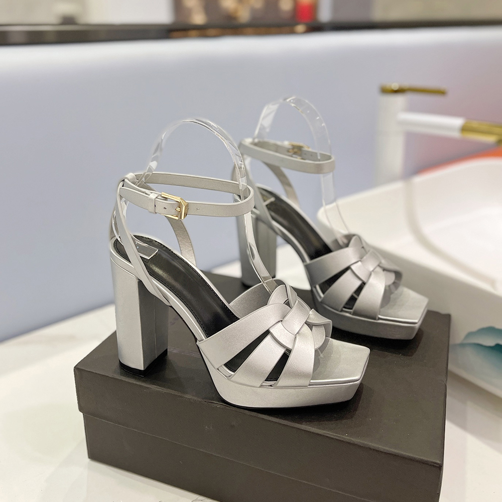Thick heels with exposed square toes Sandals Ankle Strap cross woven block heels women Evening Dress Shoes Luxury Designer High Heel Shoes Factory With box, Light yellow
Thick heels with exposed square toes Sandals Ankle Strap cross woven block heels women Evening Dress Shoes Luxury Designer High Heel Shoes Factory With box, Light yellow