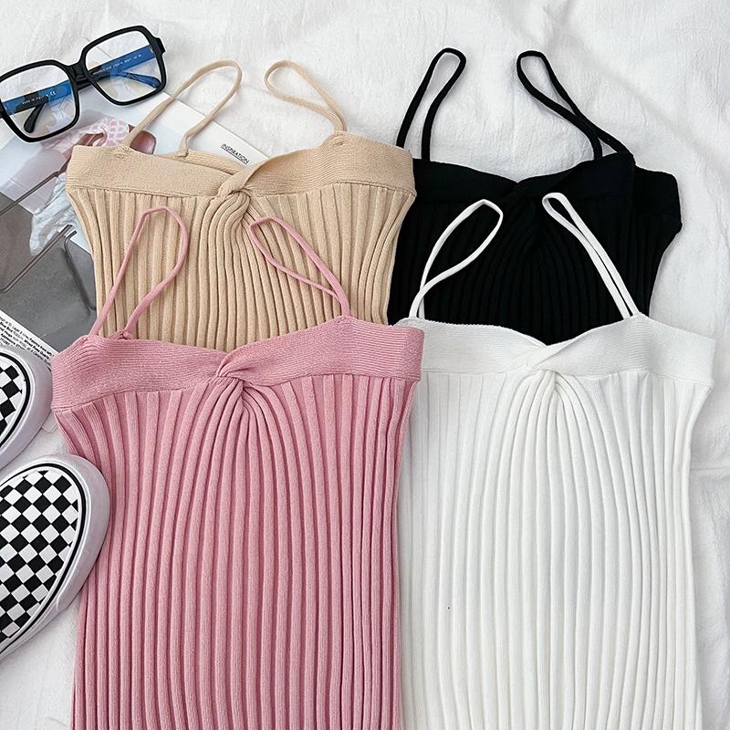Women's Tanks Women Summer Twisted Slash Collar Camisole Tops Sleeveless Crop Top Female Casual Knitted Short Tank, Black
Women's Tanks Women Summer Twisted Slash Collar Camisole Tops Sleeveless Crop Top Female Casual Knitted Short Tank, Black