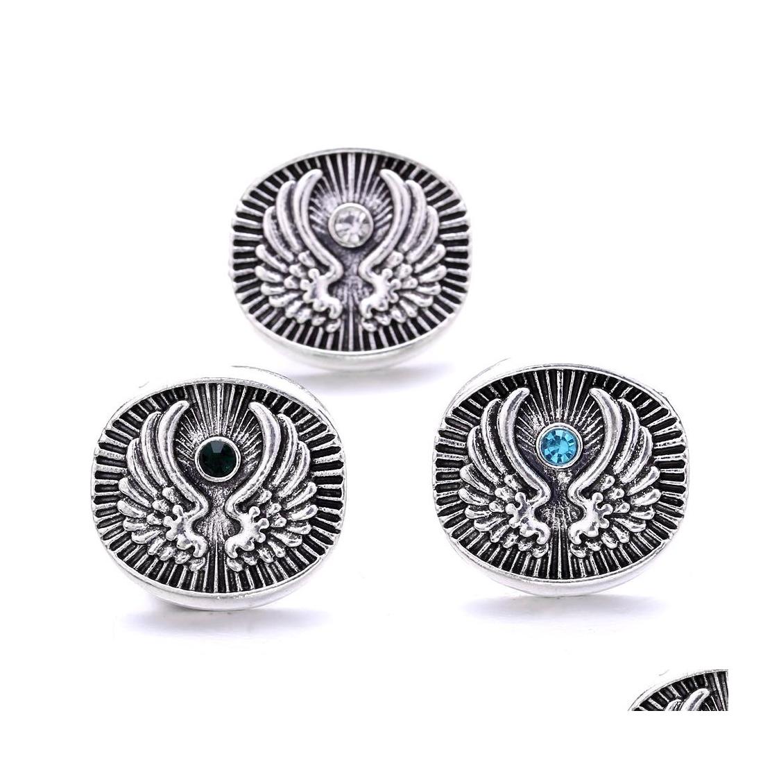 Clasps Hooks Vintage Styles Crystal Angel Wing 18Mm Snap Button For Snaps Buttons Bracelet Necklace Women Jewelry Drop Delivery Fi Dhr5W
Clasps Hooks Vintage Styles Crystal Angel Wing 18Mm Snap Button For Snaps Buttons Bracelet Necklace Women Jewelry Drop Delivery Fi Dhr5W