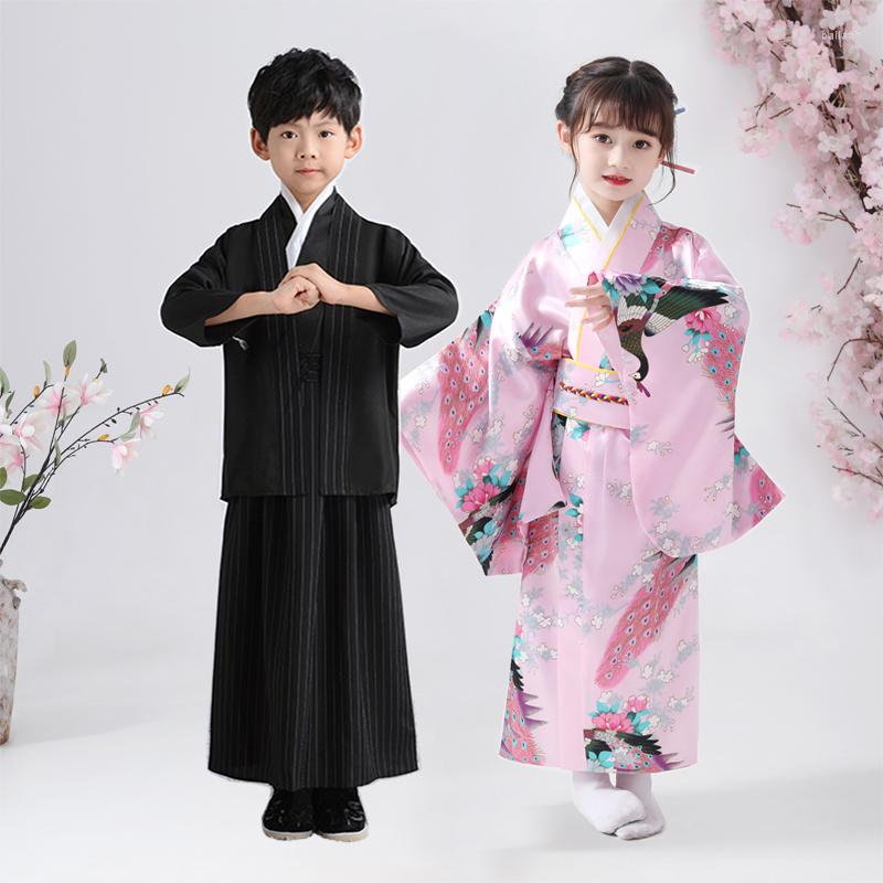 Ethnic Clothing Kids Japanese Style Kimono 8 Color Girls Floral Printing Bow Belt Slim Thin Soft Yukata Boys Samurai Cardigan Sets
Ethnic Clothing Kids Japanese Style Kimono 8 Color Girls Floral Printing Bow Belt Slim Thin Soft Yukata Boys Samurai Cardigan Sets