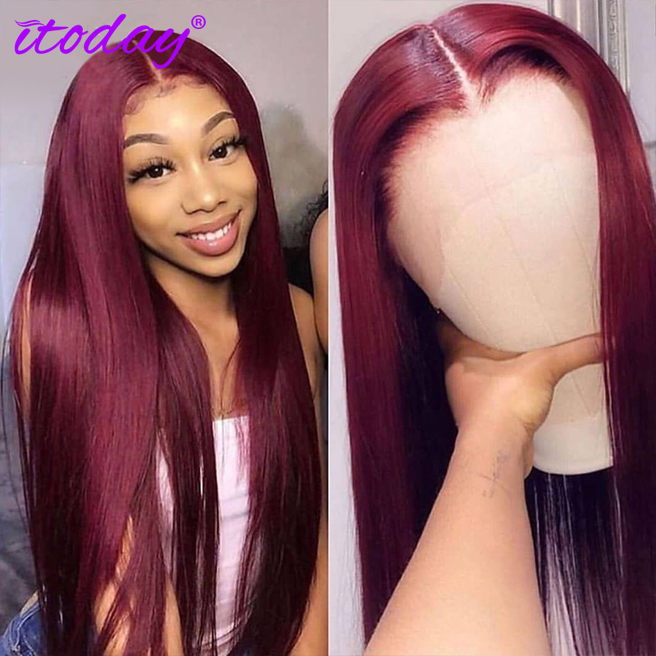 Lace Wigs 32 Inch Burgundy Front Tranparent Human Hair Red Colored 99j 13x4 Straight al 230217, #99j
Lace Wigs 32 Inch Burgundy Front Tranparent Human Hair Red Colored 99j 13x4 Straight al 230217, #99j