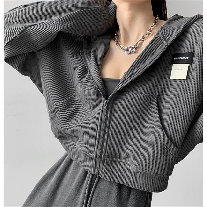 Women s Hoodies Sweatshirts Deeptown Harajuku Women Korean Fashion Sportswear Female Zip Up Vintage Streetwear Basic Casual Cropped Top 230217, Black
Women s Hoodies Sweatshirts Deeptown Harajuku Women Korean Fashion Sportswear Female Zip Up Vintage Streetwear Basic Casual Cropped Top 230217, Black