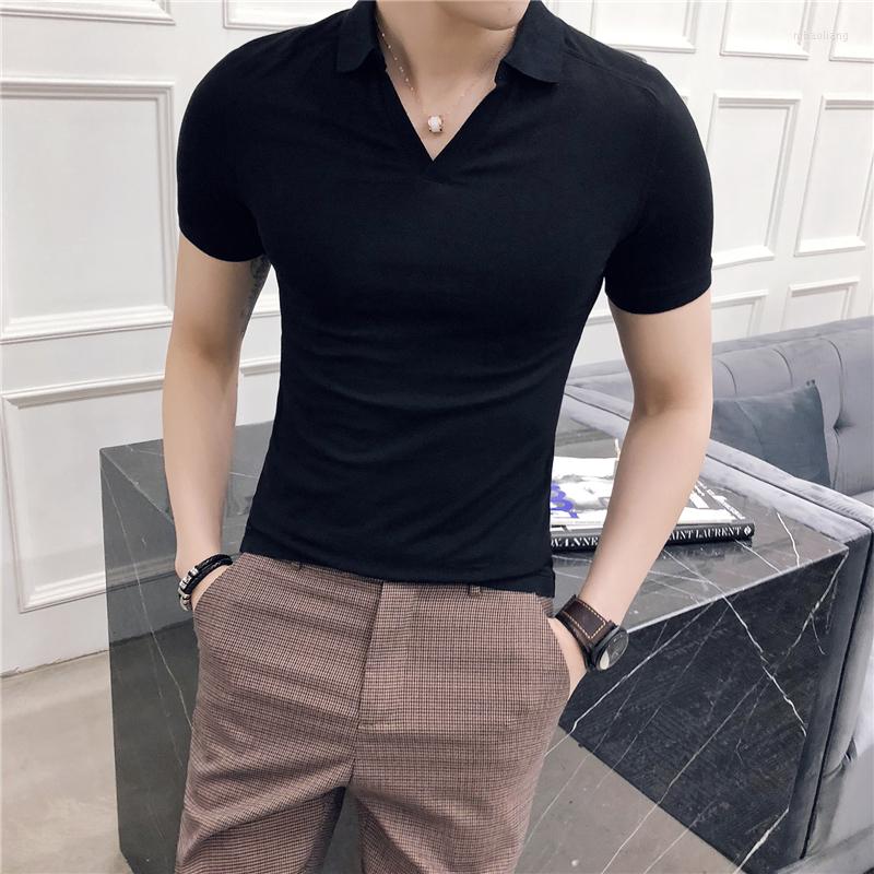 Men's Polos Black Mens Shirt Summer High Quality Short Sleeve S V Neck Comfortable Slim Fit Men All Match 3XL-M, Coffee
Men's Polos Black Mens Shirt Summer High Quality Short Sleeve S V Neck Comfortable Slim Fit Men All Match 3XL-M, Coffee