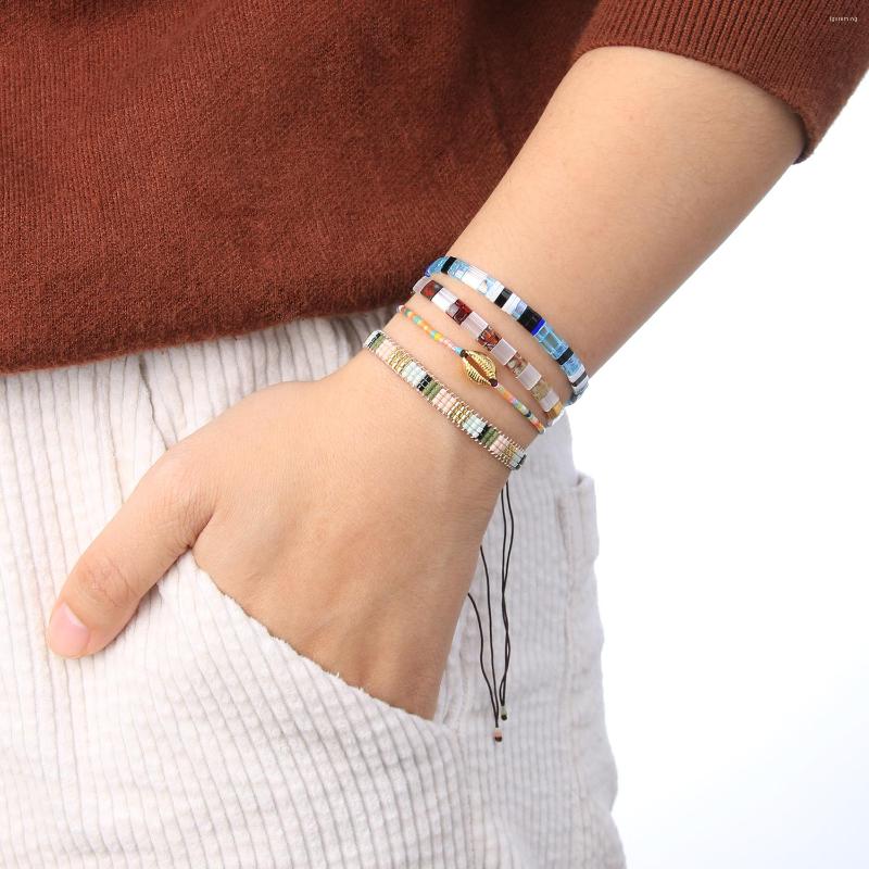 Strand KELITCH Miyukyi TILA Beads Man Bangle Women Friendship Handmade Strands Bracelets Adjustable Fashion Jewelry
Strand KELITCH Miyukyi TILA Beads Man Bangle Women Friendship Handmade Strands Bracelets Adjustable Fashion Jewelry