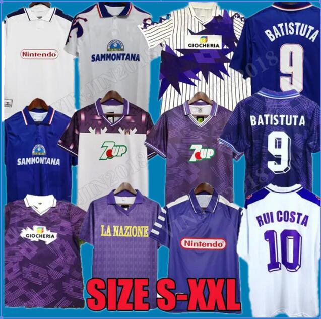 89 90 91 92 93 94 95 96 97 98 99 00 FiorentinaS Retro Soccer Jerseys EDMUNDO BATISTUTA RUI COSTA Fiorentina Home away Football Shirt Camisas de Futebol long sleeve
89 90 91 92 93 94 95 96 97 98 99 00 FiorentinaS Retro Soccer Jerseys EDMUNDO BATISTUTA RUI COSTA Fiorentina Home away Football Shirt Camisas de Futebol long sleeve