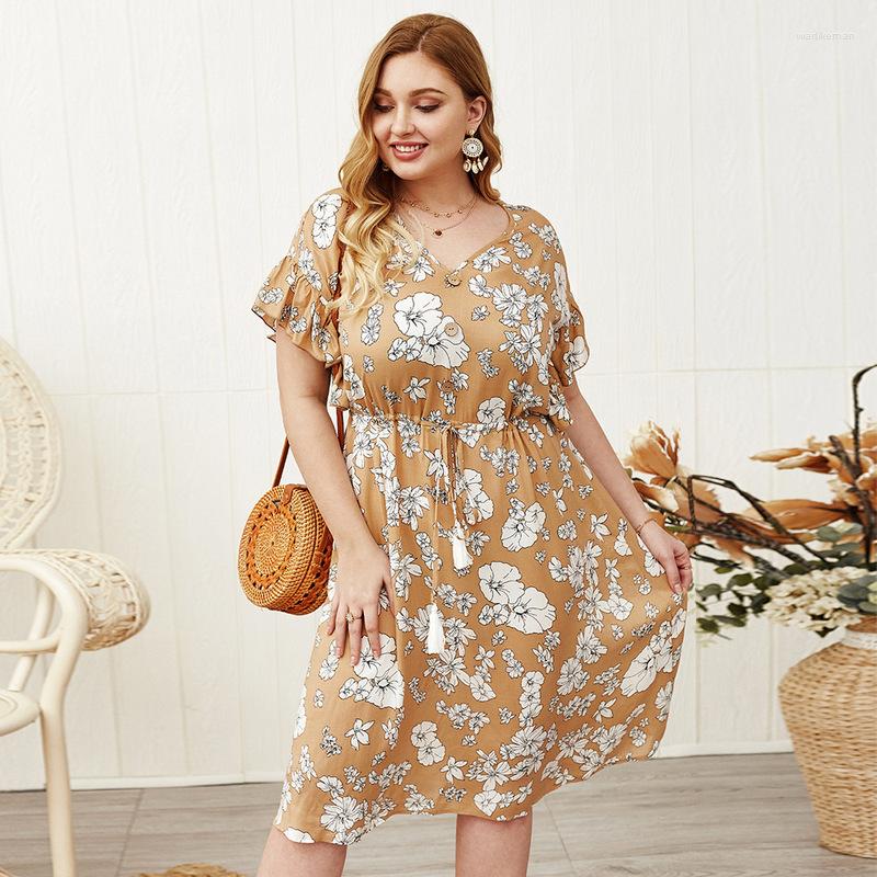 Party Dresses Plus Size Women Dress Boho Casual Short Sleeve Flare Shoulder Flower Print Long Large, Blue
Party Dresses Plus Size Women Dress Boho Casual Short Sleeve Flare Shoulder Flower Print Long Large, Blue