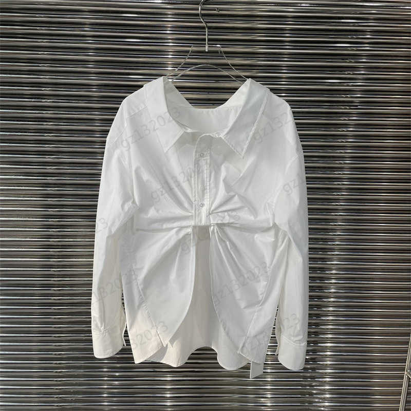 Designer Blouse Shirts Front Pleated Design Lapel Long Sleeves Shirt Cotton Fabric High Waist Line Slim Tops White Blouse For Women
Designer Blouse Shirts Front Pleated Design Lapel Long Sleeves Shirt Cotton Fabric High Waist Line Slim Tops White Blouse For Women