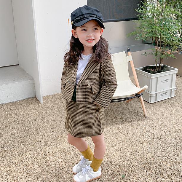 Clothing Sets Little Girls Clothes Suit Long Sleeve Jacket And Skirt For Baby Kids Fashion 2023 Wear Plaid Set, Dark brown
Clothing Sets Little Girls Clothes Suit Long Sleeve Jacket And Skirt For Baby Kids Fashion 2023 Wear Plaid Set, Dark brown