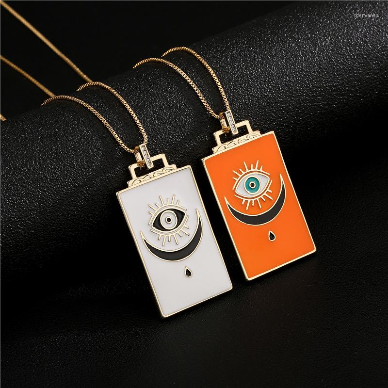 Chains Autumn And Winter Joker Sweater Chain Plated With Real Gold Drops Of Oil Moon Eye Pendant Necklace Woman
Chains Autumn And Winter Joker Sweater Chain Plated With Real Gold Drops Of Oil Moon Eye Pendant Necklace Woman