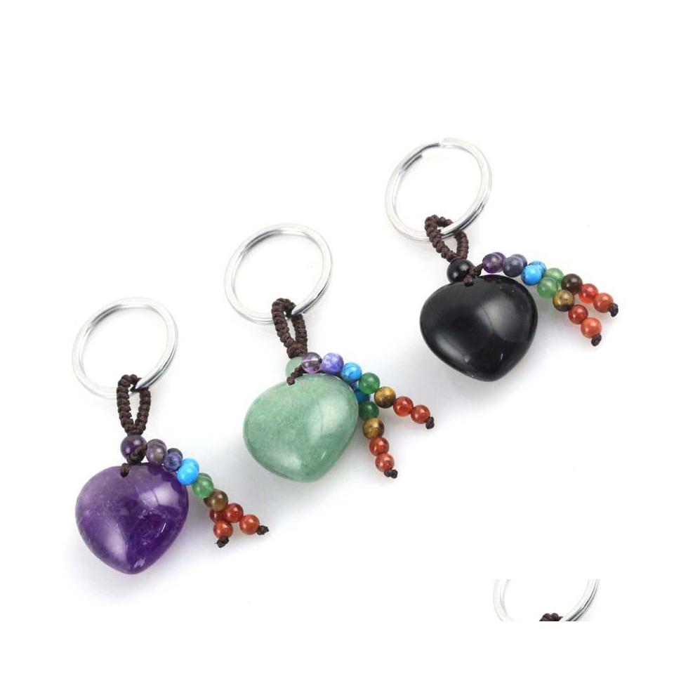 Key Rings Heart Shape Natural Stone Seven Tassel Keychains Sier Color Healing Amethyst Pink Rose Crystal Car Decor Carshop2006 Drop Dhhn5
Key Rings Heart Shape Natural Stone Seven Tassel Keychains Sier Color Healing Amethyst Pink Rose Crystal Car Decor Carshop2006 Drop Dhhn5