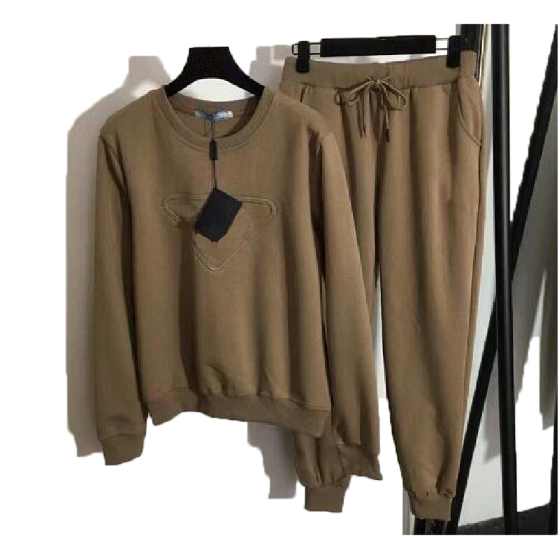 Women Tracksuits Two Pieces Sets Female Crewneck Jackets Pants With Letters Side For Lady Slim Jumpers Woman Tracksuit Autunmn Spring Outwears Size -XL AAA, Khaki
Women Tracksuits Two Pieces Sets Female Crewneck Jackets Pants With Letters Side For Lady Slim Jumpers Woman Tracksuit Autunmn Spring Outwears Size -XL AAA, Khaki