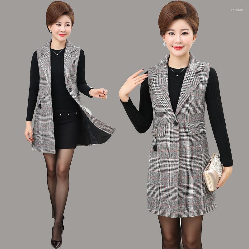 Women's Vests Women's Clothing Latest Middle-Aged Women Long Vest Turndown Collar Large Fashion Slim High-Quality Plus Size 5XL T
Women's Vests Women's Clothing Latest Middle-Aged Women Long Vest Turndown Collar Large Fashion Slim High-Quality Plus Size 5XL T