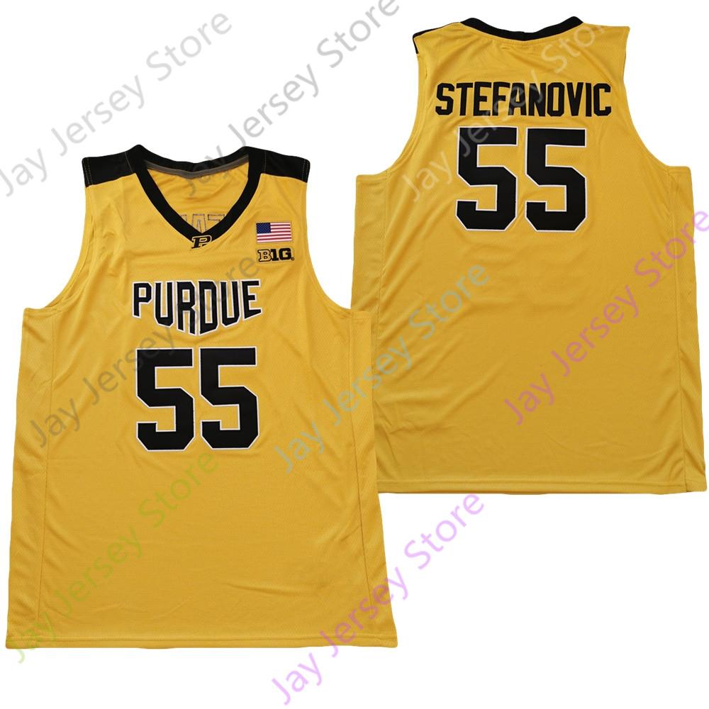 Purdue Boilermakers Basketball Jersey NCAA College Sasha Stefanovic Yellow Size S-3XL All Stitched Youth Men, As pic
Purdue Boilermakers Basketball Jersey NCAA College Sasha Stefanovic Yellow Size S-3XL All Stitched Youth Men, As pic