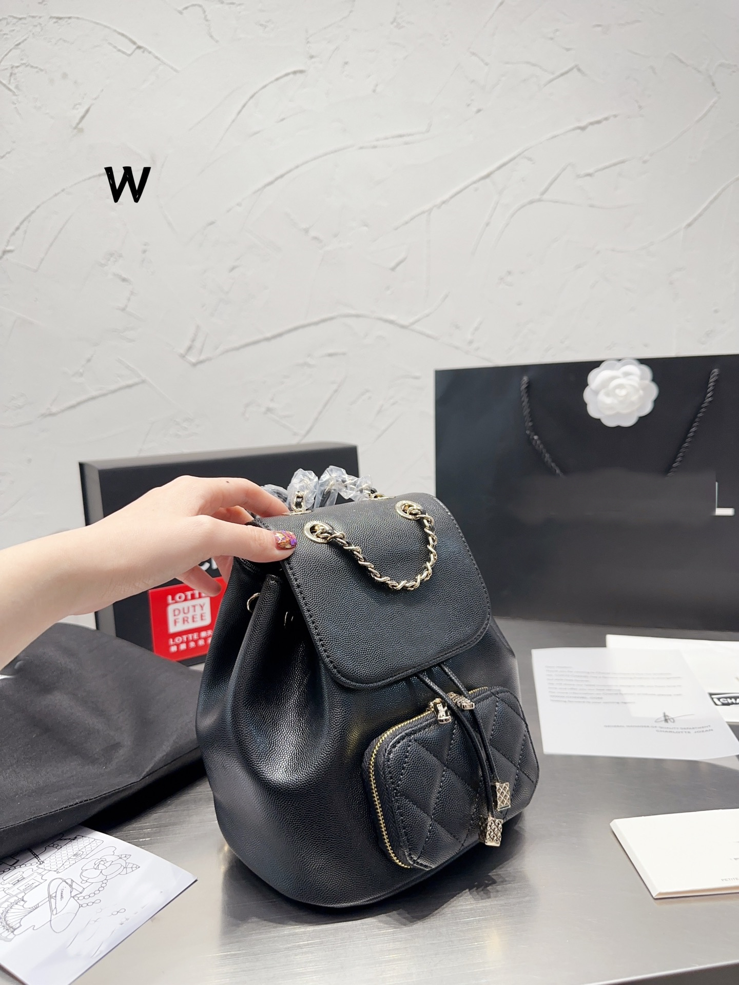 2023 CH-brand 20*23cm Top Quality Women 22A Backpack Luxury Designer Cowhide lychee pattern bag, White
2023 CH-brand 20*23cm Top Quality Women 22A Backpack Luxury Designer Cowhide lychee pattern bag, White