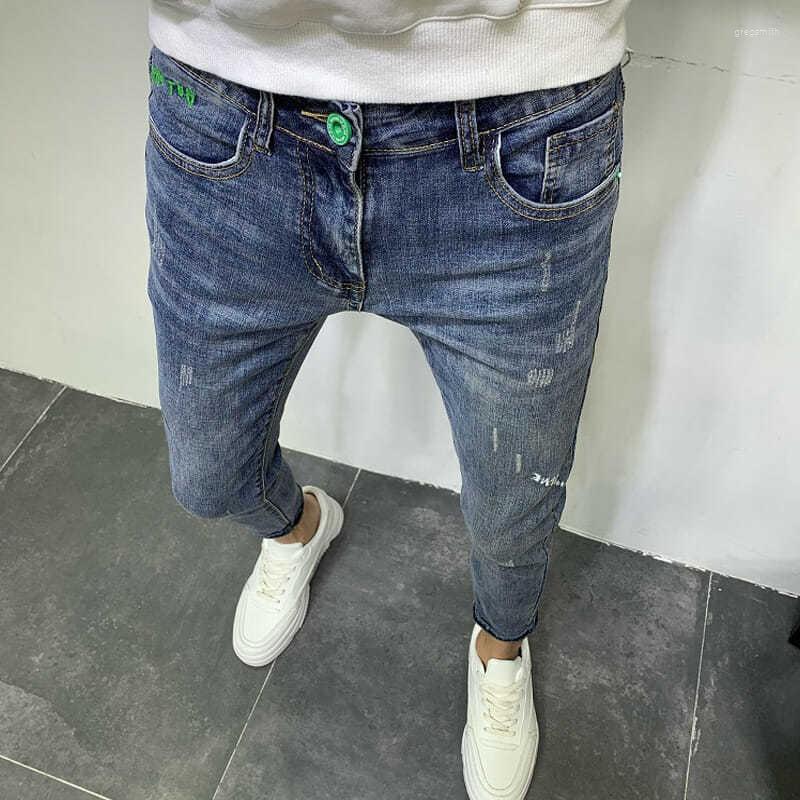 Men's Jeans Spring Summer Slim Hip-hop Korean Style Harajuku Embroidery Streetwear 90s Blue Luxury Pants Men Cargo Classic Male, 508 jeans
Men's Jeans Spring Summer Slim Hip-hop Korean Style Harajuku Embroidery Streetwear 90s Blue Luxury Pants Men Cargo Classic Male, 508 jeans