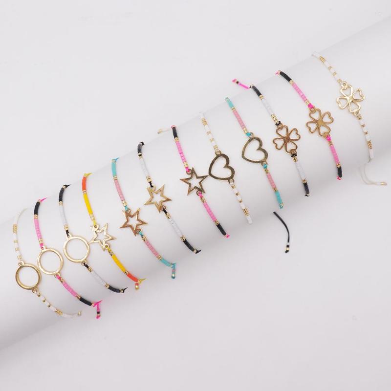 Strand Simple Casual Boho Miyuki Bracelet Anklet Circle Star Heart Alloy Handmade Bead
Strand Simple Casual Boho Miyuki Bracelet Anklet Circle Star Heart Alloy Handmade Bead