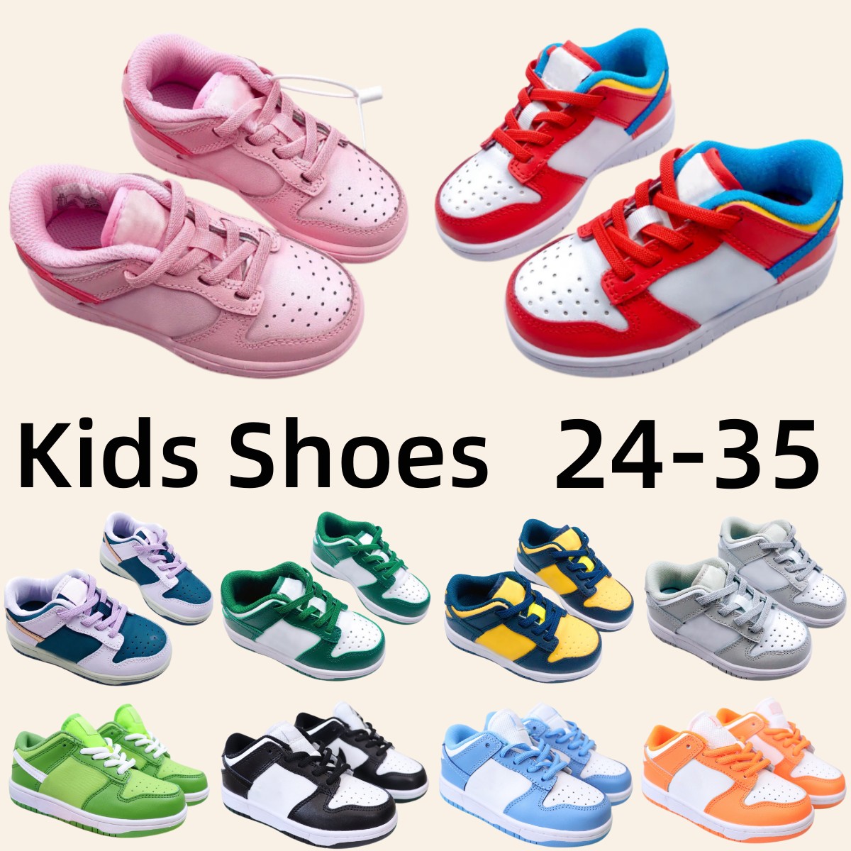 kids shoes designer dunks low sb baby shoe toddler infants retro dunke sneakers children big kid youth trainers black Pink shoes boys Girls outdoor Sport Sneaker, Customize
kids shoes designer dunks low sb baby shoe toddler infants retro dunke sneakers children big kid youth trainers black Pink shoes boys Girls outdoor Sport Sneaker, Customize