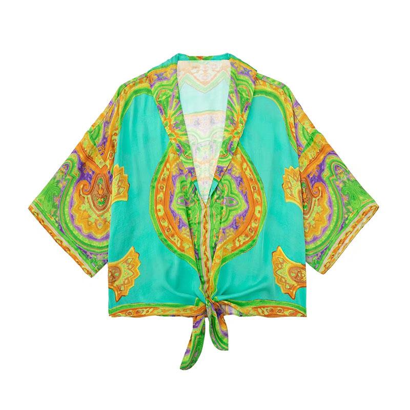 Women's Blouses & Shirts Printed Shirt Vintage Short SleeveTop Button Elegant Female High Waist Pants 2 Piece Sets Womens OutfitsWomen's, Multi
Women's Blouses & Shirts Printed Shirt Vintage Short SleeveTop Button Elegant Female High Waist Pants 2 Piece Sets Womens OutfitsWomen's, Multi
