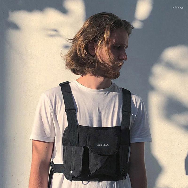 Waist Bags Men Chest Rig Hip Hop Streetwear Unisex Cool Functional Tactical Bag Cross Nylon Punck Style Backpack D1, Gray backpack
Waist Bags Men Chest Rig Hip Hop Streetwear Unisex Cool Functional Tactical Bag Cross Nylon Punck Style Backpack D1, Gray backpack