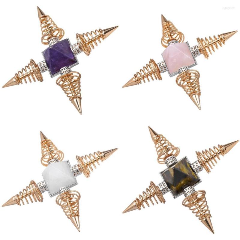 Jewelry Pouches TUMBEELLUWA Reiki Crystal Stone Pyramid Spiritual Energy Generator With 4 Rose Gold Spiral Spring Healing Points
Jewelry Pouches TUMBEELLUWA Reiki Crystal Stone Pyramid Spiritual Energy Generator With 4 Rose Gold Spiral Spring Healing Points