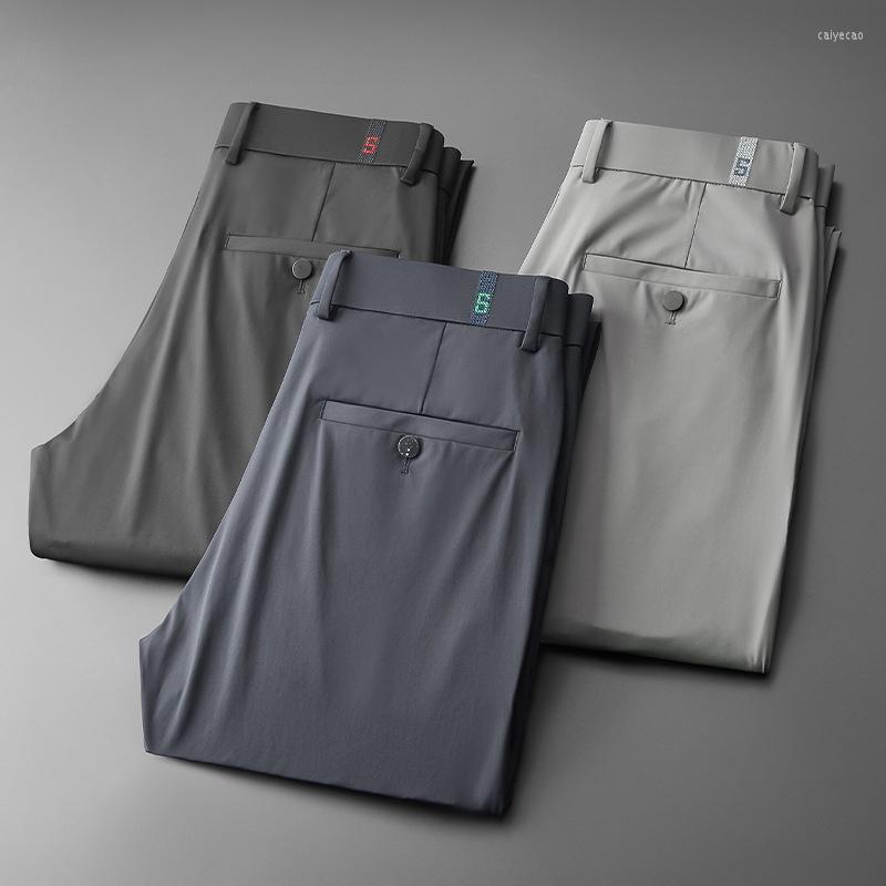 Men's Pants Ice Silk Summer Casual Mid Straight Fit Thin Breath Men Trousers Comfortable Light Elastic Formal Dress Suit, 3202b black
Men's Pants Ice Silk Summer Casual Mid Straight Fit Thin Breath Men Trousers Comfortable Light Elastic Formal Dress Suit, 3202b black