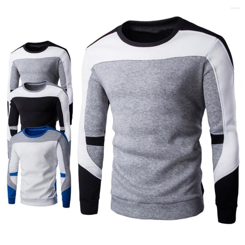 Men's Sweaters Great Male Sweatshirt Plush Contrast Colors Soft O Neck Thicken, White
Men's Sweaters Great Male Sweatshirt Plush Contrast Colors Soft O Neck Thicken, White