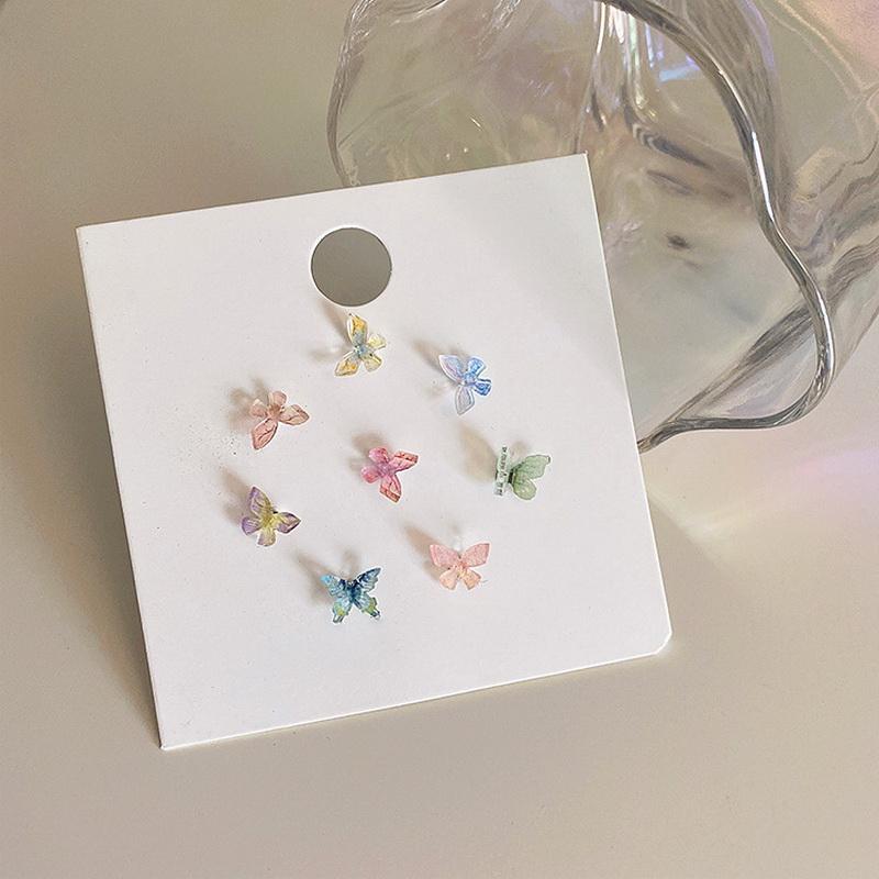 Stud Earrings 8pcs/set Colorful Acrylic Butterfly Set For Women Cute Small 2023 Fashion Korean Brincos Jewelry
Stud Earrings 8pcs/set Colorful Acrylic Butterfly Set For Women Cute Small 2023 Fashion Korean Brincos Jewelry