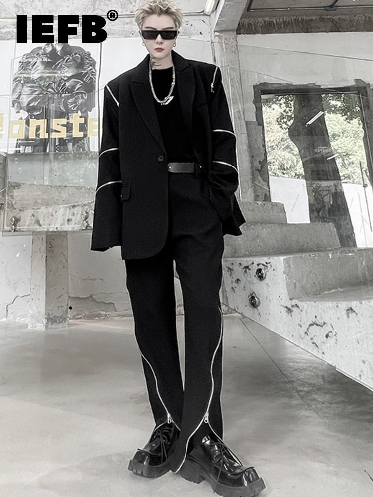 Men s Pants IEFB Men Set Darkwear Niche Zipper Small Foot Casual Trend 2023 Hihg Street Solid Color Blazer Male Trousers 9A5385 230217
Men s Pants IEFB Men Set Darkwear Niche Zipper Small Foot Casual Trend 2023 Hihg Street Solid Color Blazer Male Trousers 9A5385 230217