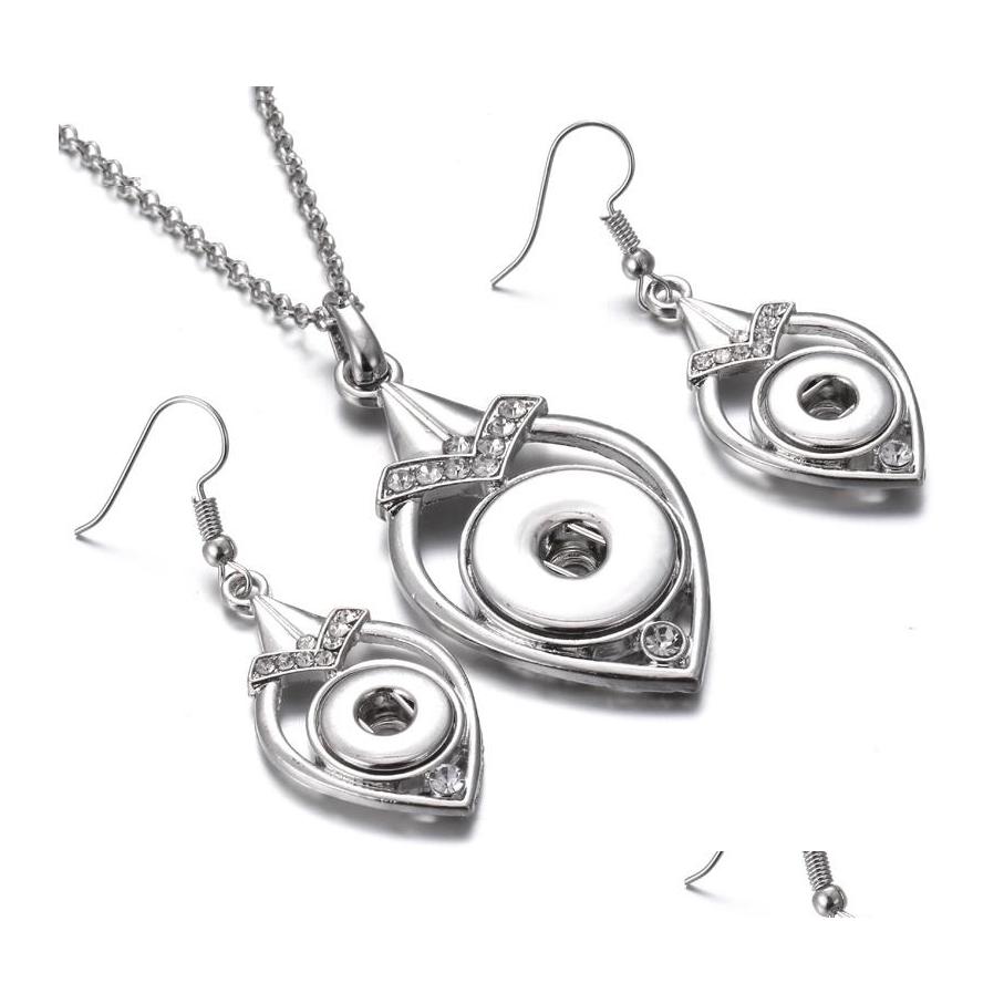 Earrings Necklace Noosa Crystal Snap Button Jewelry Set Waterdrop 18Mm 12Mm For Women Bohemia Gift Drop Delivery Sets Dhaxn, As picture
Earrings Necklace Noosa Crystal Snap Button Jewelry Set Waterdrop 18Mm 12Mm For Women Bohemia Gift Drop Delivery Sets Dhaxn, As picture