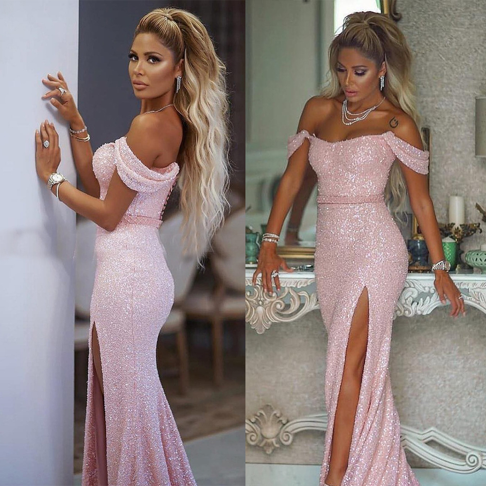 Elegant Prom Dresses Mermaid Off the Shoulder Solid Color High Side Split Custom Made Zipper Floor Length Evening Dress Plus Size Available in Multiple Colors, Champagne
Elegant Prom Dresses Mermaid Off the Shoulder Solid Color High Side Split Custom Made Zipper Floor Length Evening Dress Plus Size Available in Multiple Colors, Champagne