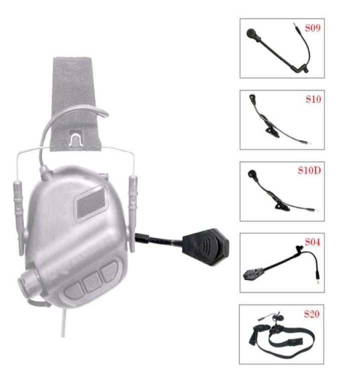 Tactical Accessories EARMOR Communication Headset Microphone Replacement Boom Mic Collection For M32 M32H7358735
Tactical Accessories EARMOR Communication Headset Microphone Replacement Boom Mic Collection For M32 M32H7358735
