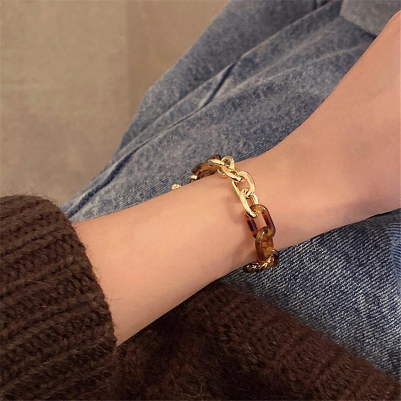 Link Bracelets Chain IRENE Bohemia Metal Resin Bracelet For Women Fashion Jewelry Accessories B202Link
Link Bracelets Chain IRENE Bohemia Metal Resin Bracelet For Women Fashion Jewelry Accessories B202Link