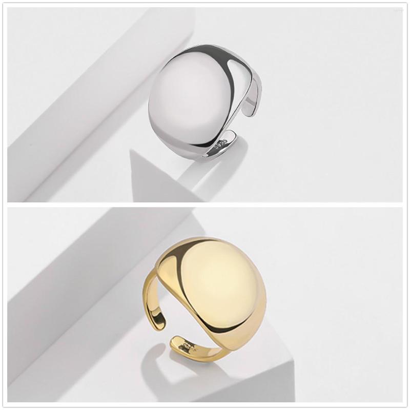 Cluster Rings Women's 925 Sterling Silver Ring Original Gold Oval Glossy European And American Personality Fashion Jewelry Couple
Cluster Rings Women's 925 Sterling Silver Ring Original Gold Oval Glossy European And American Personality Fashion Jewelry Couple