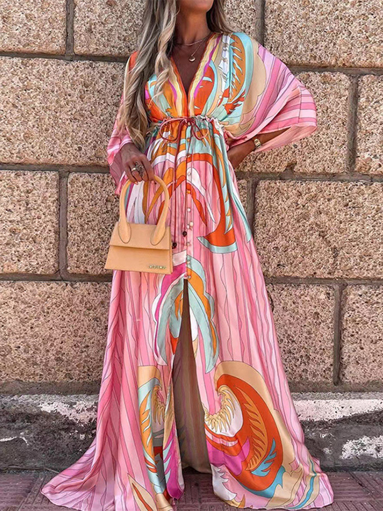 Casual Dresses Summer Print Women Oversized Holiday Beach Boho Long Cover-Up Female Sleeve Loose Tunic 230217, Emerald green
Casual Dresses Summer Print Women Oversized Holiday Beach Boho Long Cover-Up Female Sleeve Loose Tunic 230217, Emerald green