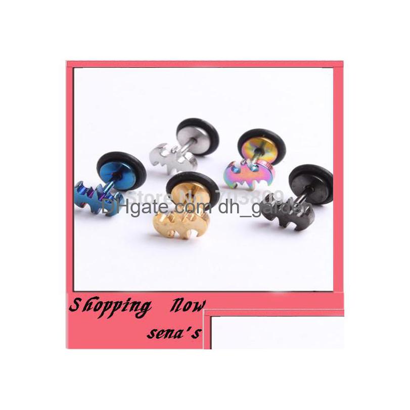 Plugs Tunnels Men Women Girl Cool Barbell Punk Gothic Stainless Steel Ear Studs Earrings Black Sier Fashion Drop Delivery J Dhgarden Dhkrm
Plugs Tunnels Men Women Girl Cool Barbell Punk Gothic Stainless Steel Ear Studs Earrings Black Sier Fashion Drop Delivery J Dhgarden Dhkrm