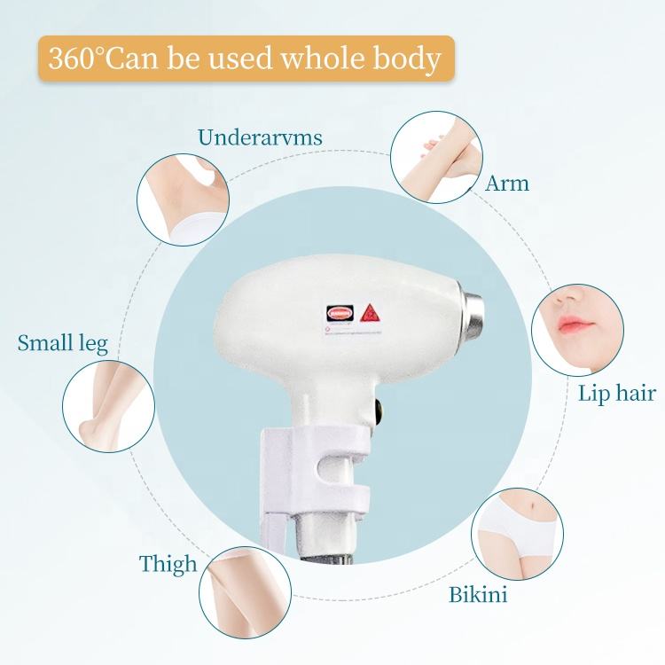 808nm Diode Laser Hair Removal Beauty Machine Triple Wavelength Diode Laser 755 808 1064 Removal Machine