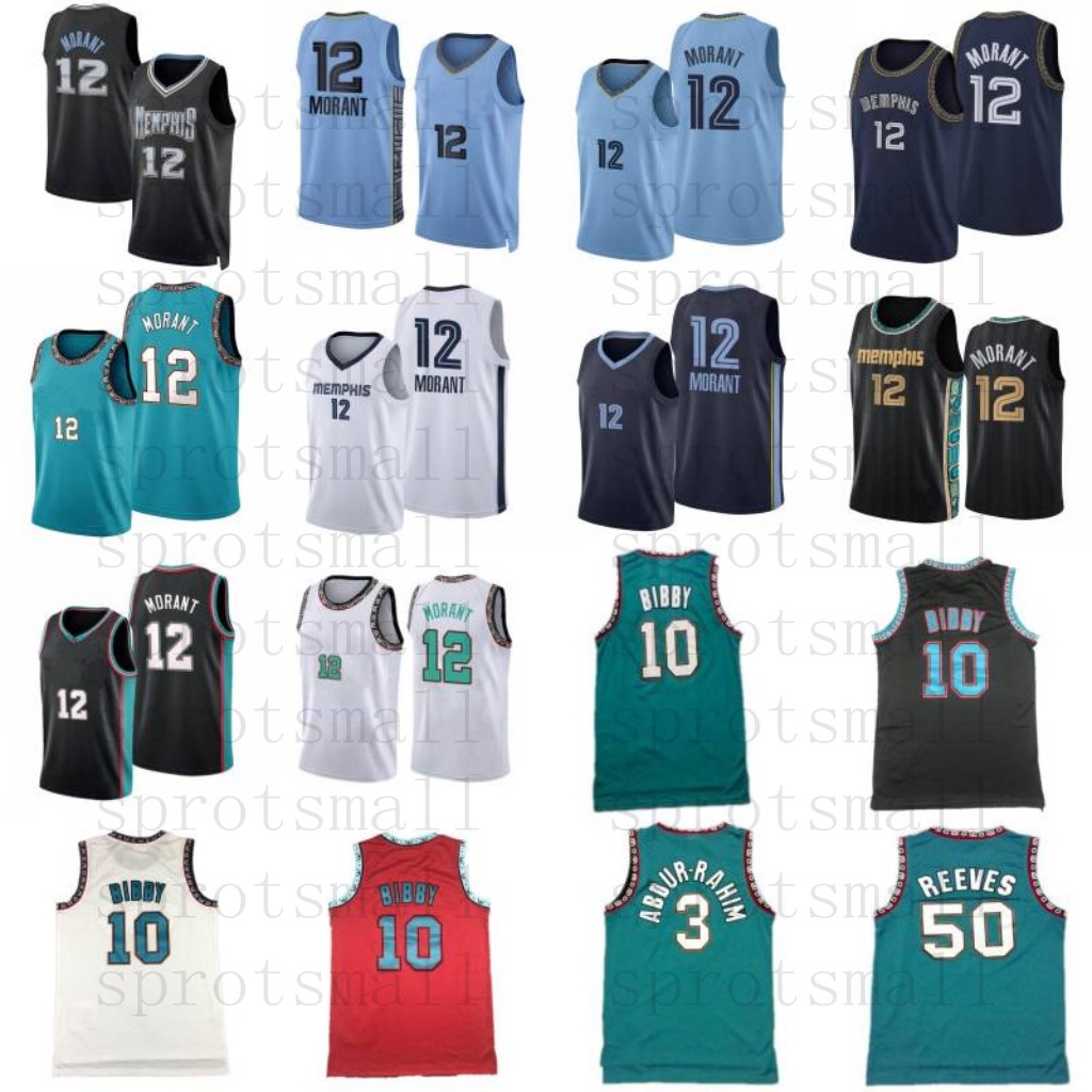 Mens 12 Ja Morant City Basketball Jerseys 10 Mike Bibby 50 Reeves 3 Shareef Abdur-Rahim Retro Shirt 
Mens 12 Ja Morant City Basketball Jerseys 10 Mike Bibby 50 Reeves 3 Shareef Abdur-Rahim Retro Shirt