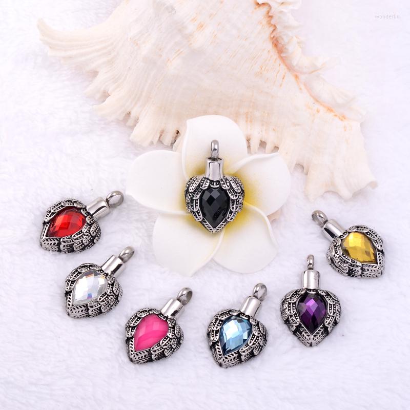 Pendant Necklaces IJD8719 Top Selling Stainless Steel Angel Wing Feather Wrapped Heart Memorial Urn Jewelry Hold Birthstone Cremation
Pendant Necklaces IJD8719 Top Selling Stainless Steel Angel Wing Feather Wrapped Heart Memorial Urn Jewelry Hold Birthstone Cremation