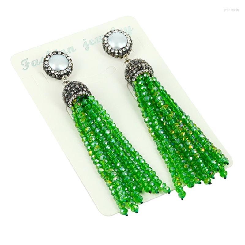 Dangle Earrings Bohemian Style Tassel For Women Bead Pave Rhinestone Charm Pearl Long Earring Statement
Dangle Earrings Bohemian Style Tassel For Women Bead Pave Rhinestone Charm Pearl Long Earring Statement