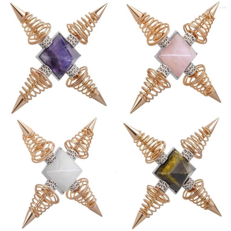 Jewelry Pouches TUMBEELLUWA Reiki Healing Crystal Stone Pyramid Spiritual Energy Generator With Rose Gold Plated Spring Points
Jewelry Pouches TUMBEELLUWA Reiki Healing Crystal Stone Pyramid Spiritual Energy Generator With Rose Gold Plated Spring Points