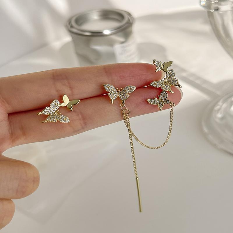 Dangle Earrings & Chandelier 2023 Fashion Cute Rhinestone Butterfly Drop For Women Trendy Gold Color Metal Chain Boucle D'oreille Jewelr
Dangle Earrings & Chandelier 2023 Fashion Cute Rhinestone Butterfly Drop For Women Trendy Gold Color Metal Chain Boucle D'oreille Jewelr